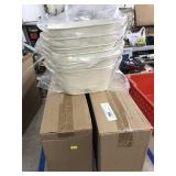 24 New Oblong Painted Planters