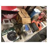 Table of Electronics, Ext. Cords, Misc.