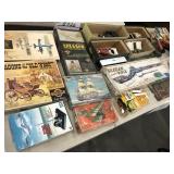 Table of Various Car Models, Battery Cables, etc.