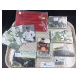 Tray of Vintage Postcards & Baseball/ Boxing