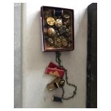 Box of US Army Badges, Insignias, Solid Brass