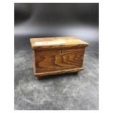 Vintage Oak Trinket Box