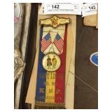 Nights of Pityas Vintage Badge & Bart Lodge #162