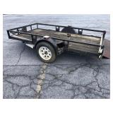 1992 Black Pequea Utility Trailer