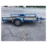 1994 Blue Pequea Utility Trailer