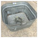 Vintage Galvanized Tub