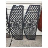 Pair of Architectural Arched Window Grates