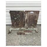 Vintage Stove Plate Doors