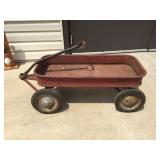 Vintage Metal Pull Wagon