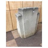 Vintage Keystone Form Window Header Block