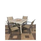 Tile Top Patio Table w/ 4 Chairs