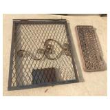 Cast Iron Parlor Stove Grate