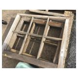 5 Various 6-Lite Window Sashes