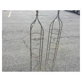 2 Metal Planter Cages
