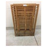WJ Carpenter Co. Wooden Chicken Crate