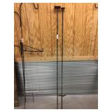 Two Spiral Turned Garden Stands