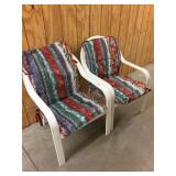 Pair of Metal Patio Chairs