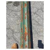 Early Cast Iron Street Light Post