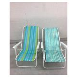 Pair of Outdoor Folding Chairs