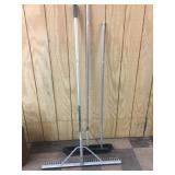Aluminum Landscape Rake & Roof Shovel