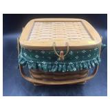 1996 Longaberger Basket with Lid and Handles