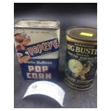 Pair of Advertising Cans