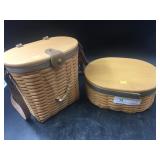 Longaberger Harmony #1 & 2000 Collectors Baskets