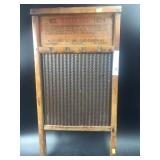 National Top Notch Wooden Washboard