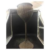 Primitive Wicker Plant Stand