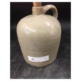 Stoneware Glazed Storage Crock