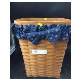 1994 Longaberger Medium Wastebasket