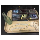 (6) 164/scale Collectors Cars & PA Brewery Bottle