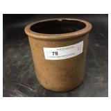 Stoneware Straight Sided Crock and Bottle