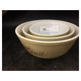 3pc Pyrex Nesting Bowl Set