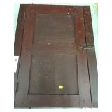 Primitive Red Painted Cabinet