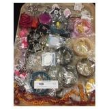 Tray Lot of Costume Jewelry