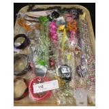 Tray Lot of Costume Jewelry
