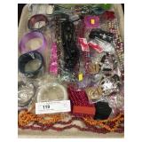 Tray Lot of Costume Jewelry