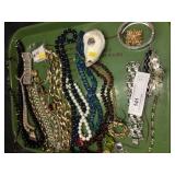 Tray Lot of Costume Jewelry