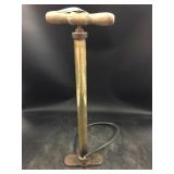 Vintage Brass Bike Air Pump