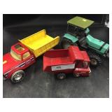 Tray Lot of Toy Trucks