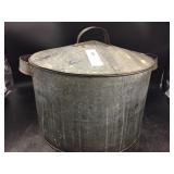 Vintage Galvanized Stock Pot