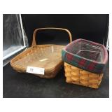 2 Longaberger Baskets