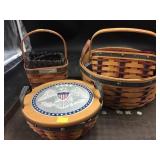 4 Longaberger Baskets