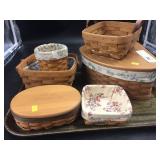 6 Longaberger Baskets