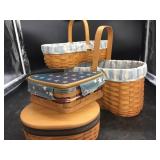 4 Longaberger Baskets