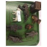 Various Cast Iron Still Banks and Toys