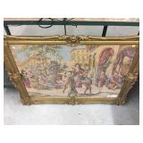 Gilt Framed Tapestry