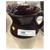 2-Tone Stoneware Pitcher