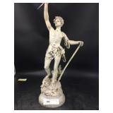 Antiques Cast Metal Statue